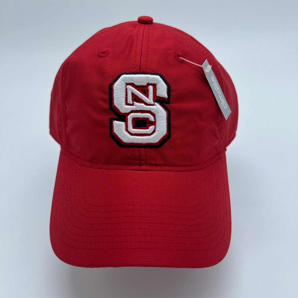 NCSU Wolfpack‎ Adidas Climalite Red Adjustable Baseball Cap Hat New